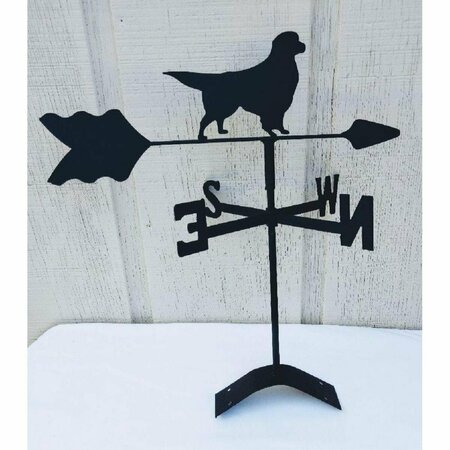 THE LAZY SCROLL Golden Retriever Roof Mount Weathervane TH331037